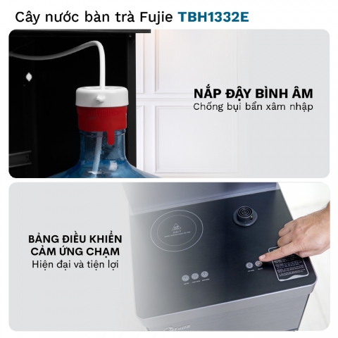 Cây nước nóng lạnh kết hợp bàn pha trà, cafe FujiE TBH1332E