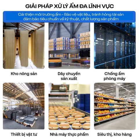 Máy hút ẩm công nghiệp FujiE HM-6240EN 3 pha thế hệ mới