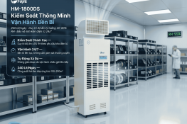 FujiE HM-1800DS: Giải Pháp Hút Ẩm 180L & Quản Lý Qua WiFi