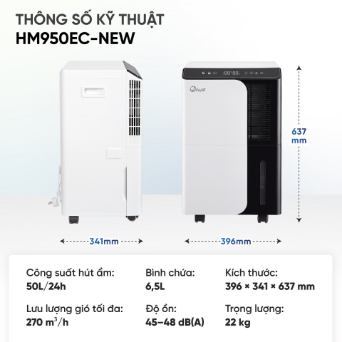 Máy hút ẩm công nghiệp FujiE HM-950EC NEW