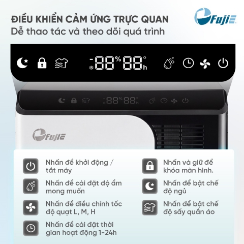 Máy hút ẩm công nghiệp FujiE HM-950EC NEW