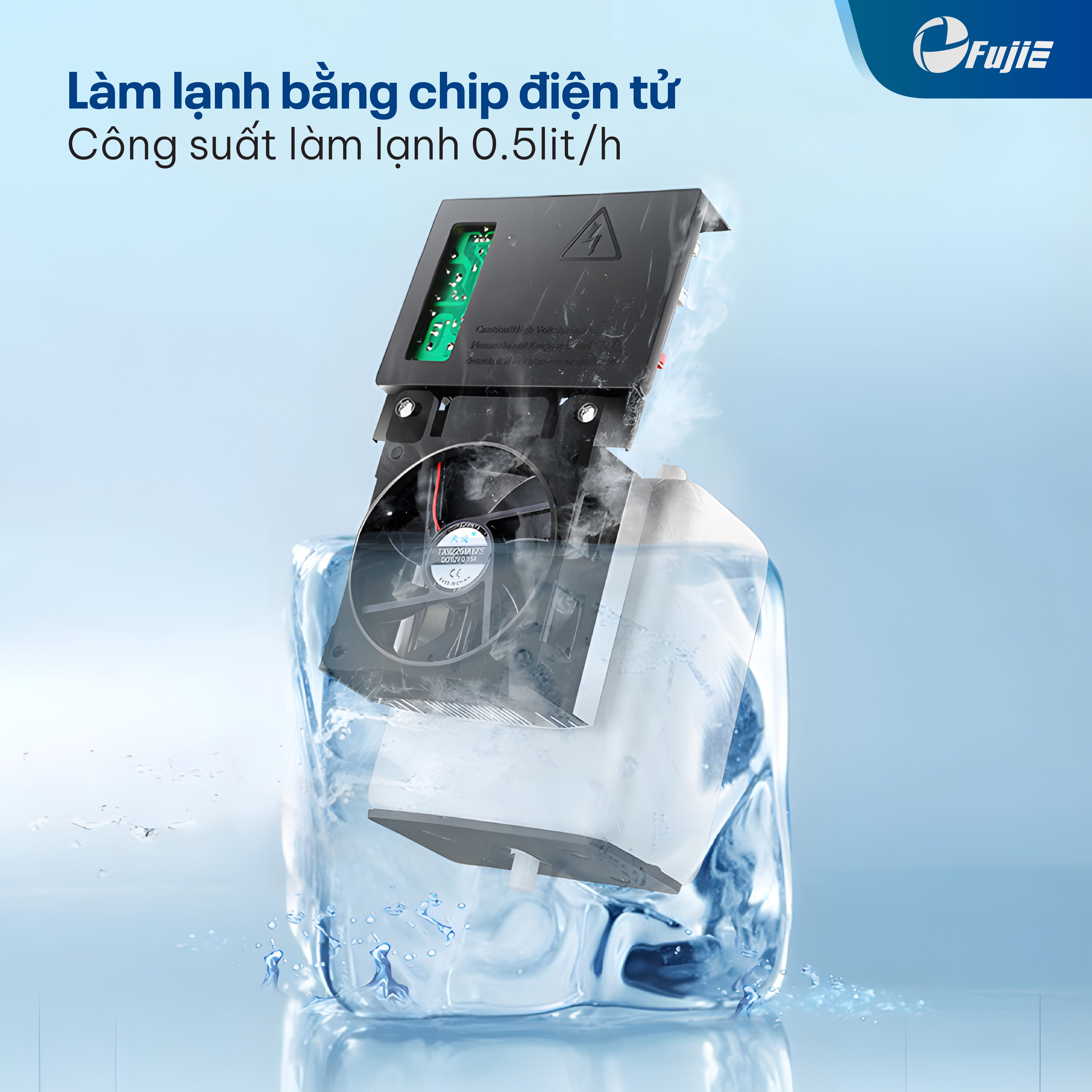Cây nước nóng lạnh bàn trà, cafe FujiE TB807