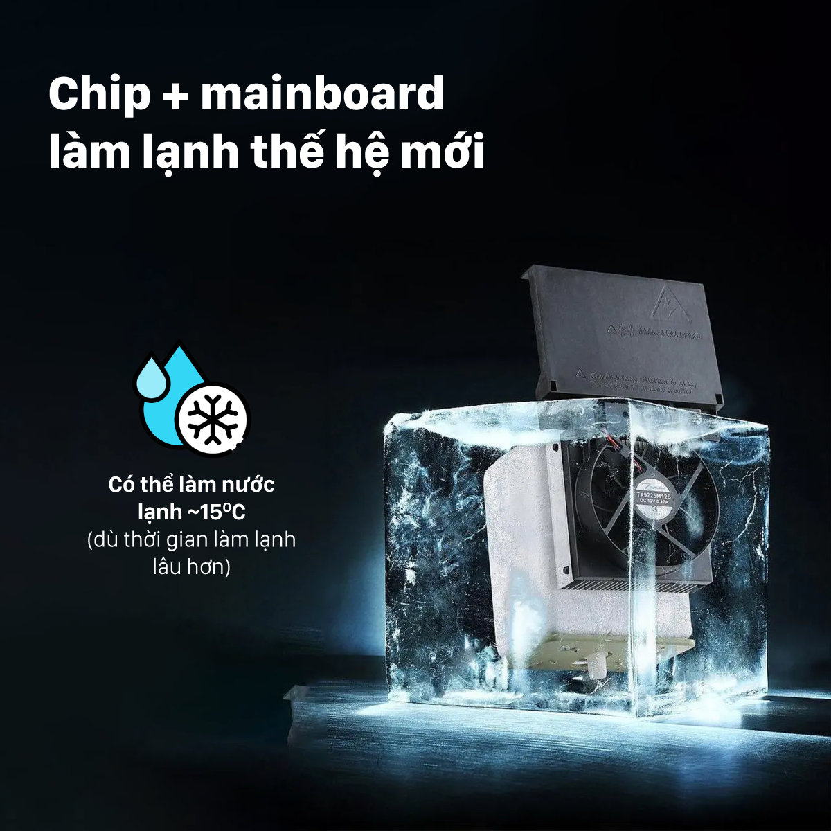 Cây nước nóng lạnh mini để bàn fujiE WD579E