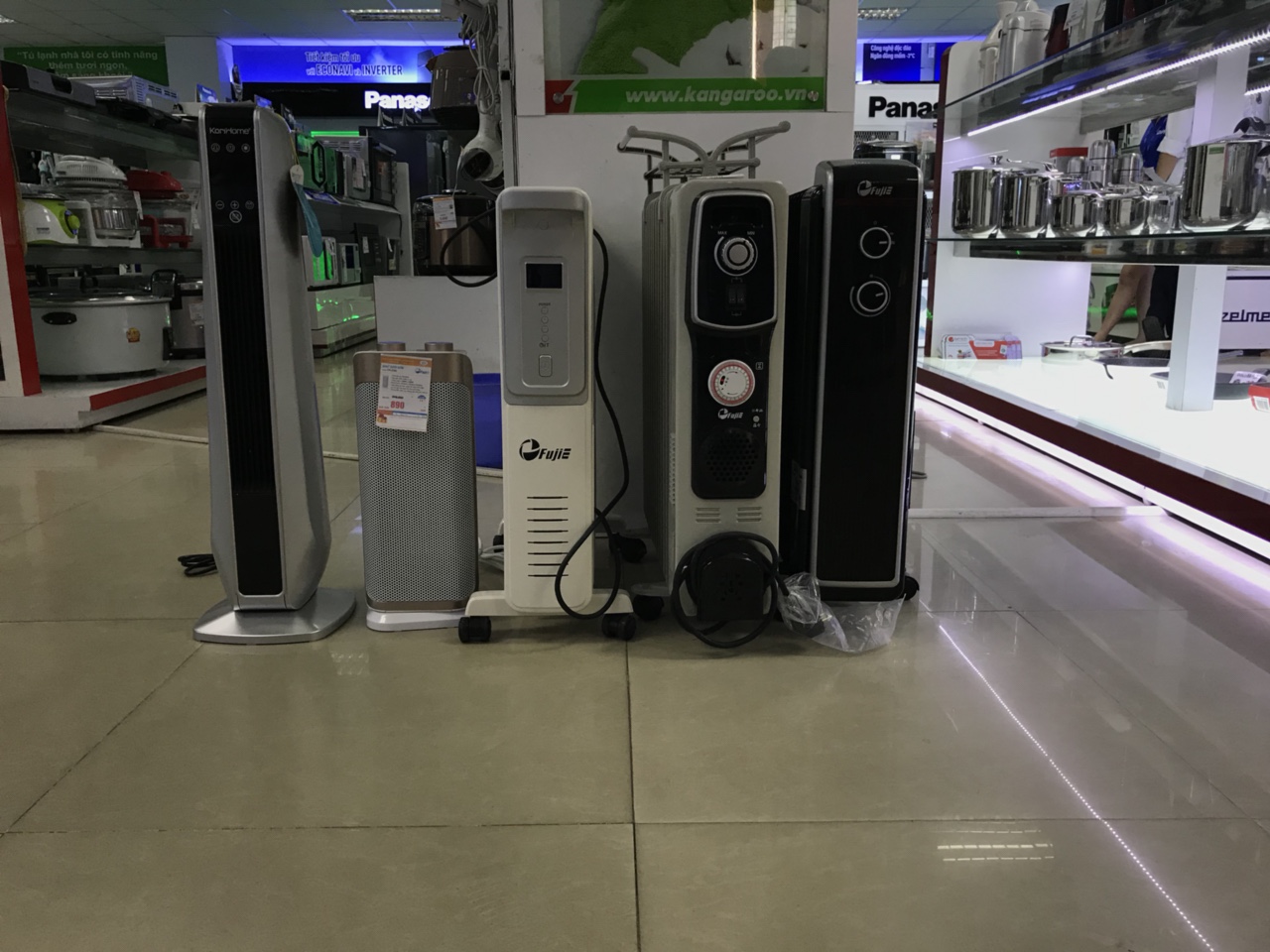 Máy sưởi FujiE đã có mặt tại hệ thống siêu thị CPN toàn quốc