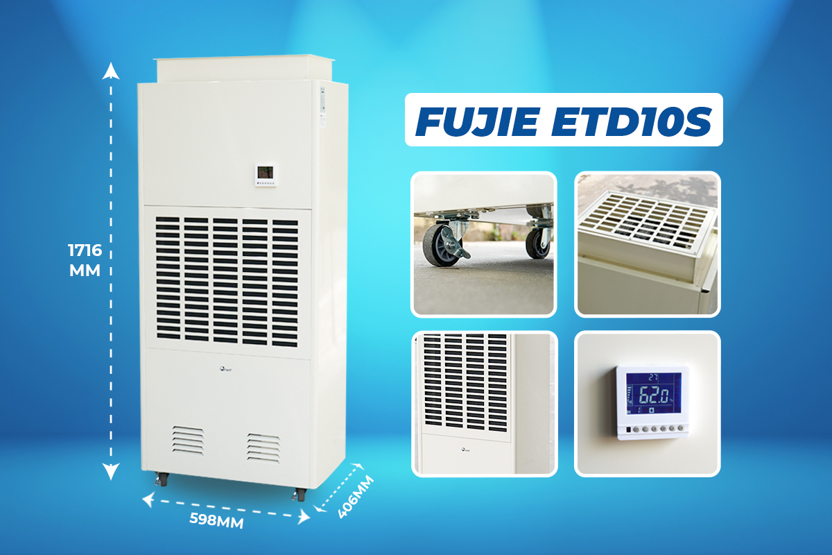 Máy hút ẩm công nghiệp FujiE ETD10S