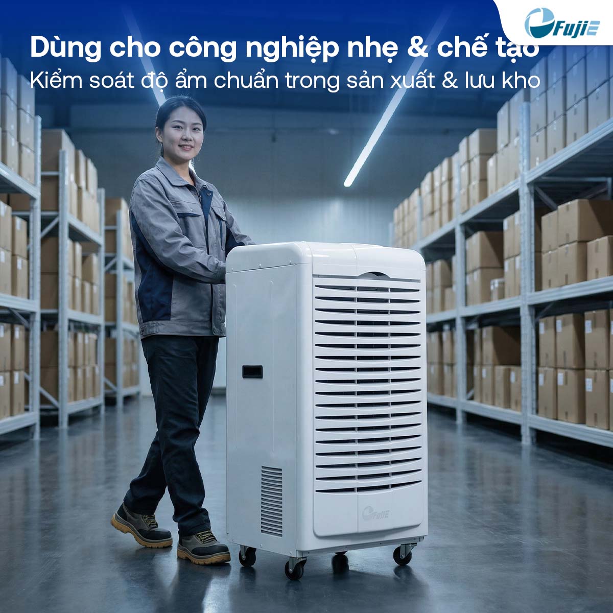 Máy hút ẩm công nghiệp FujiE HM-690EB