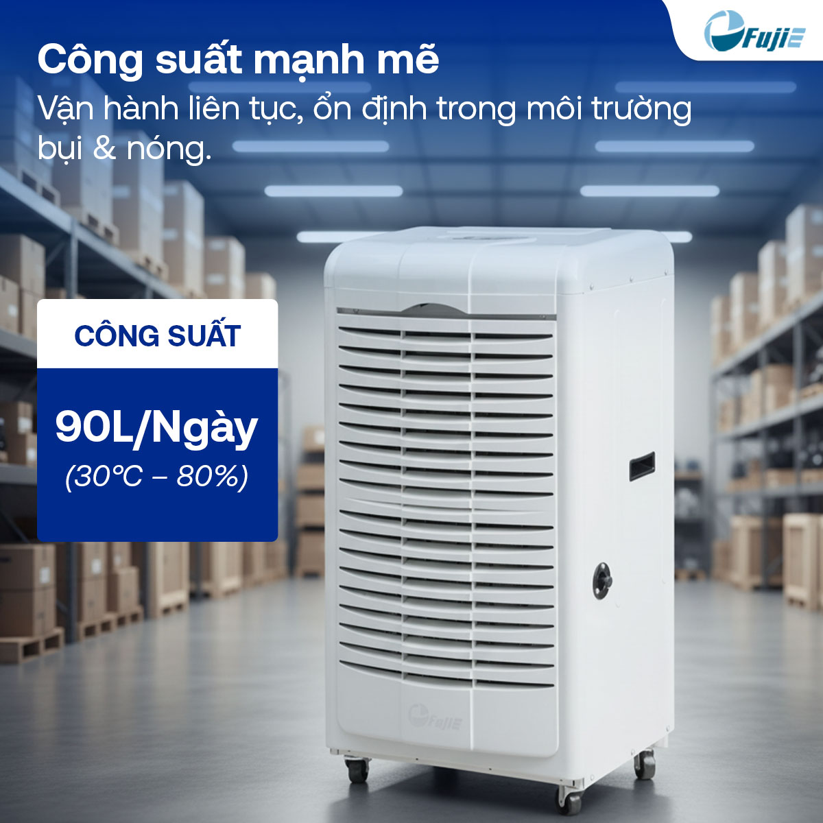 Máy hút ẩm công nghiệp FujiE HM-690EB