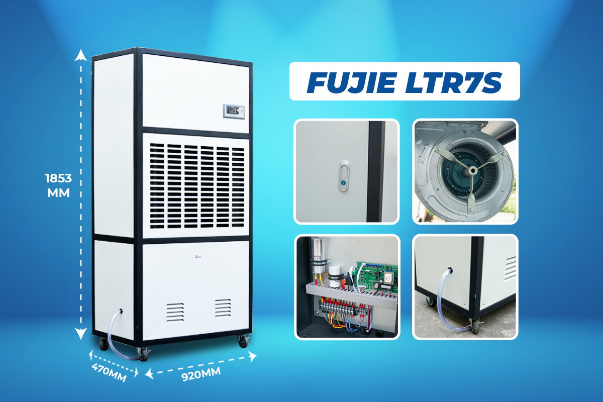 Máy hút ẩm công nghiệp FUJIE LTR7S trong môi trường nhiệt độ thấp