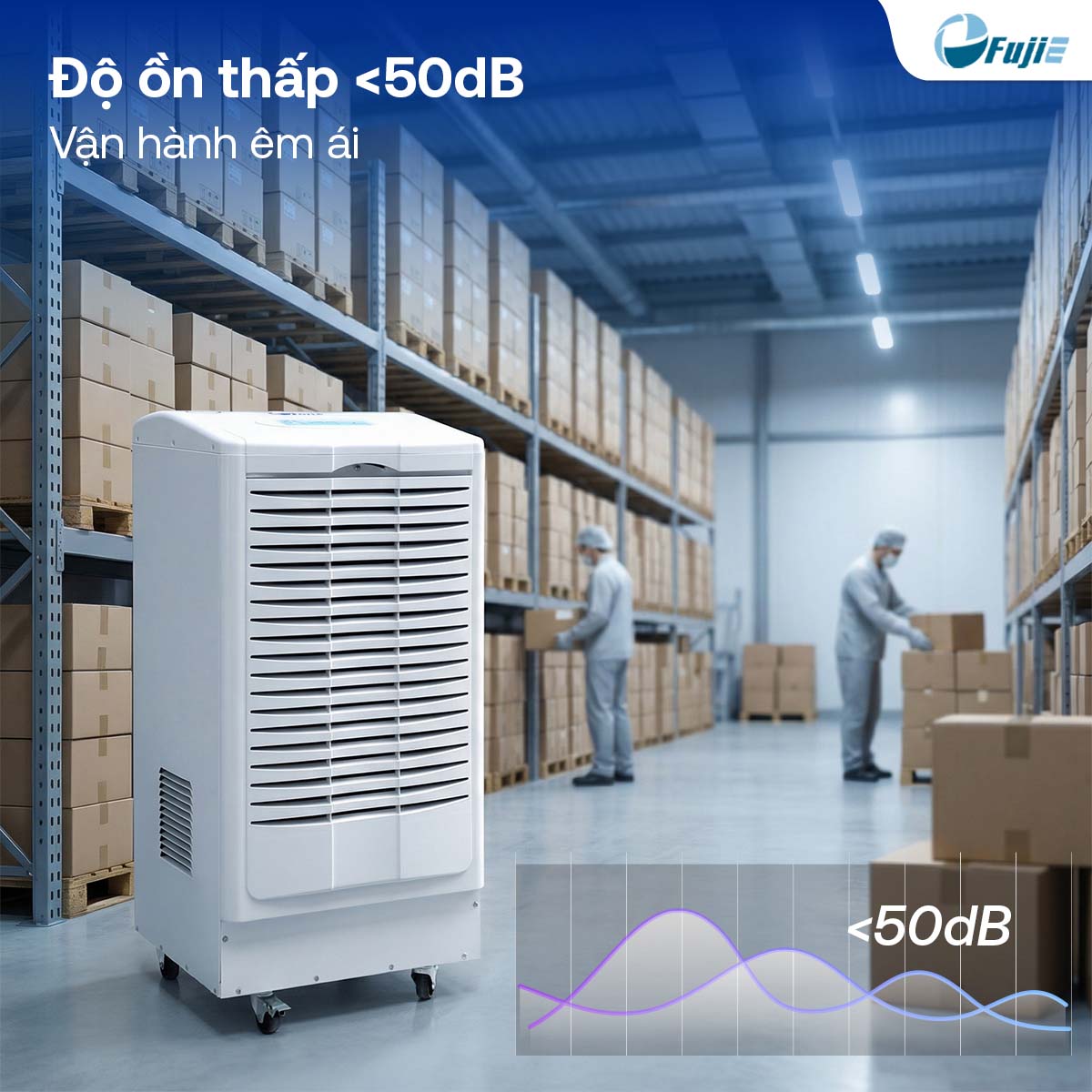 Máy hút ẩm công nghiệp FujiE HM-1500D