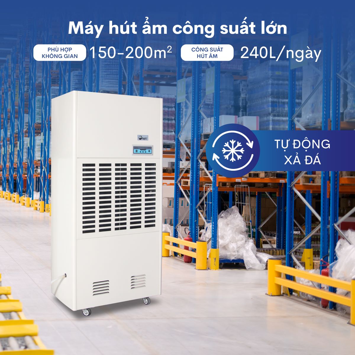 Máy hút ẩm công nghiệp FujiE HM-2408D