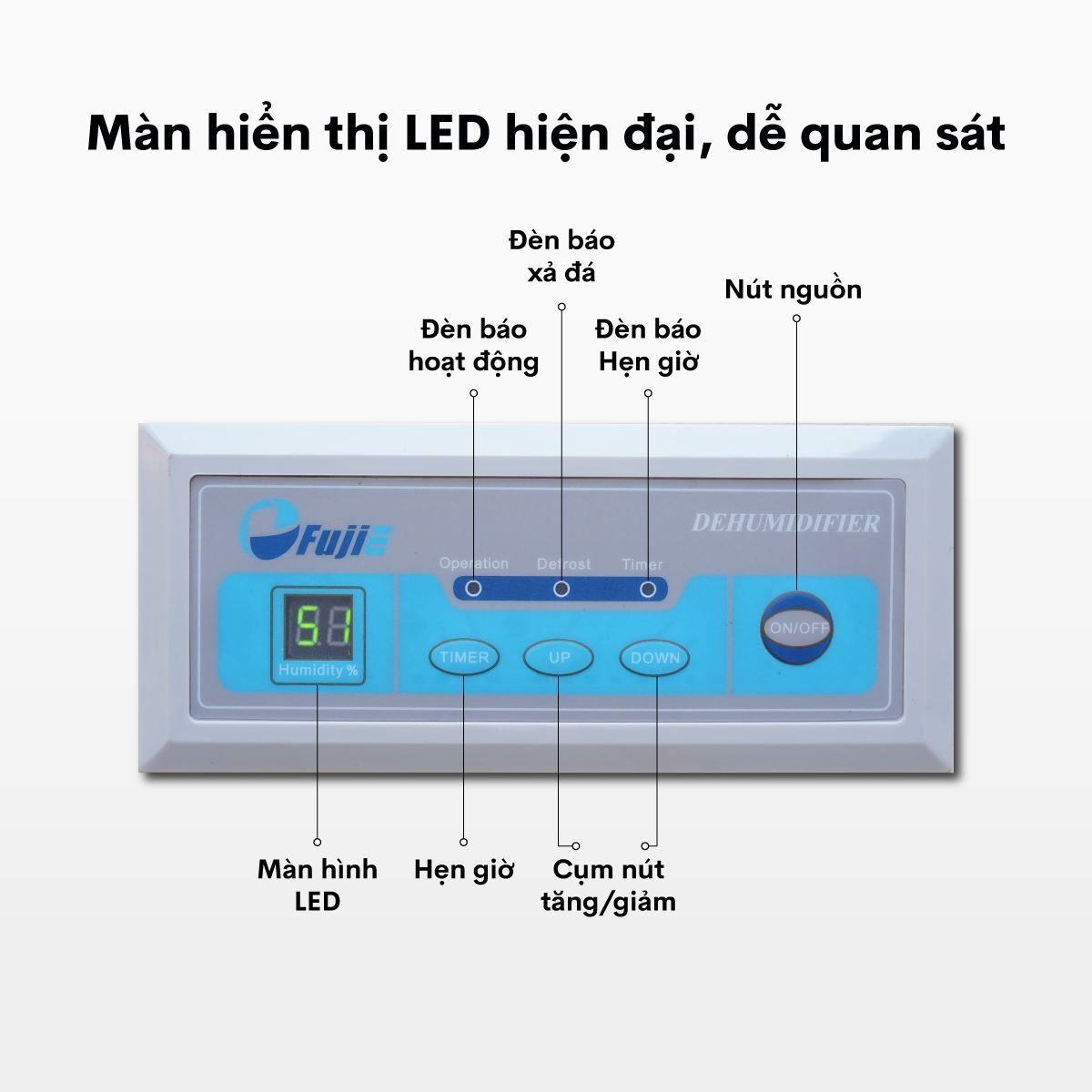 Máy hút ẩm công nghiệp FujiE HM-2408D