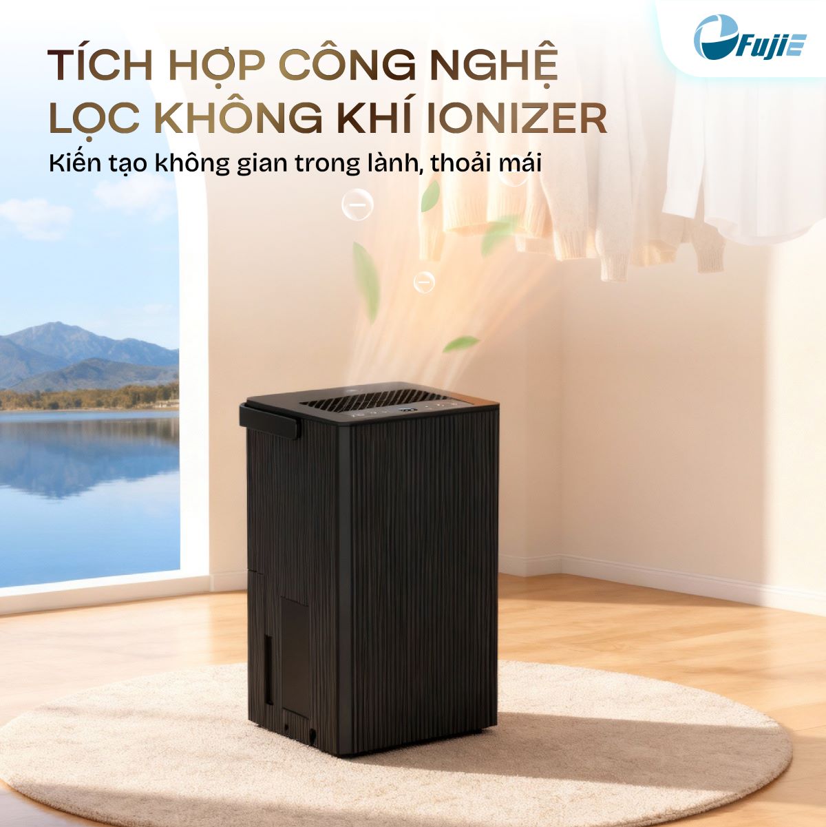 Máy hút ẩm dân dụng FujiE HM-912ED
