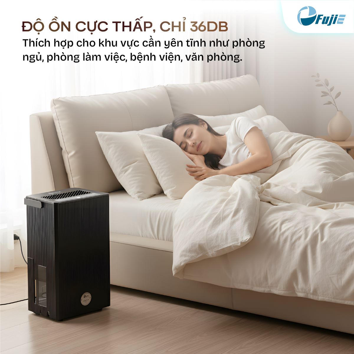 Máy hút ẩm dân dụng FujiE HM-912ED