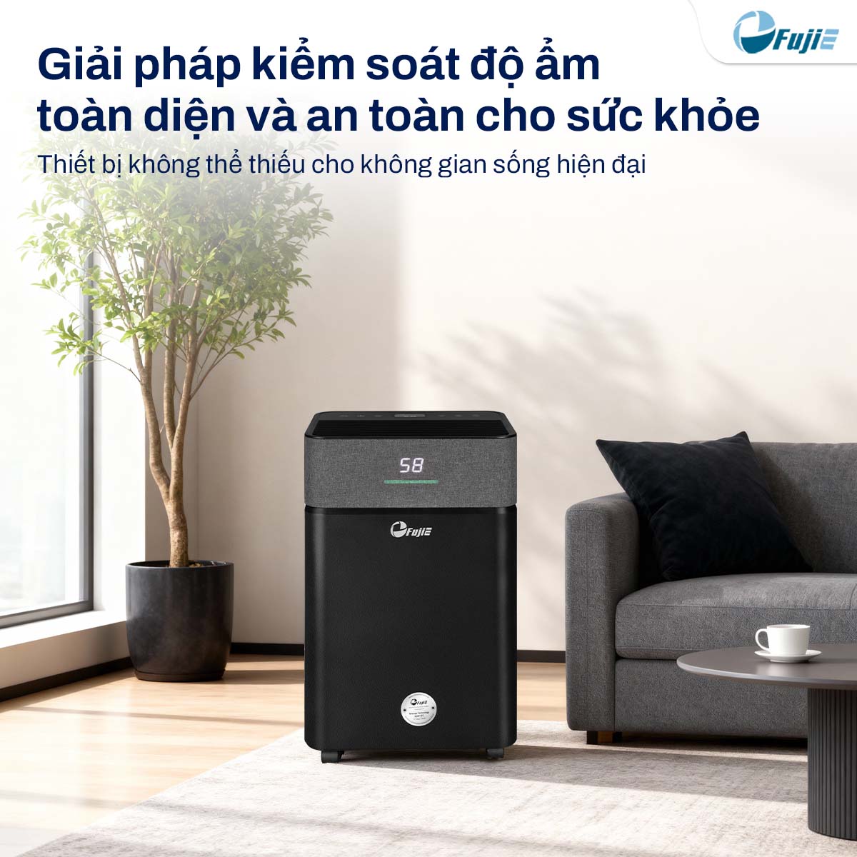 Máy hút ẩm dân dụng FujiE HM-916ED