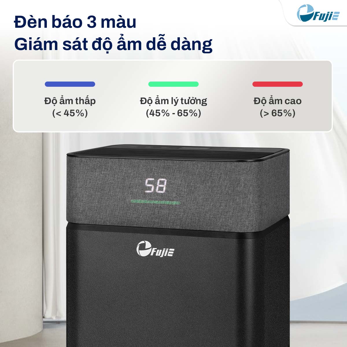 Máy hút ẩm dân dụng FujiE HM-916ED