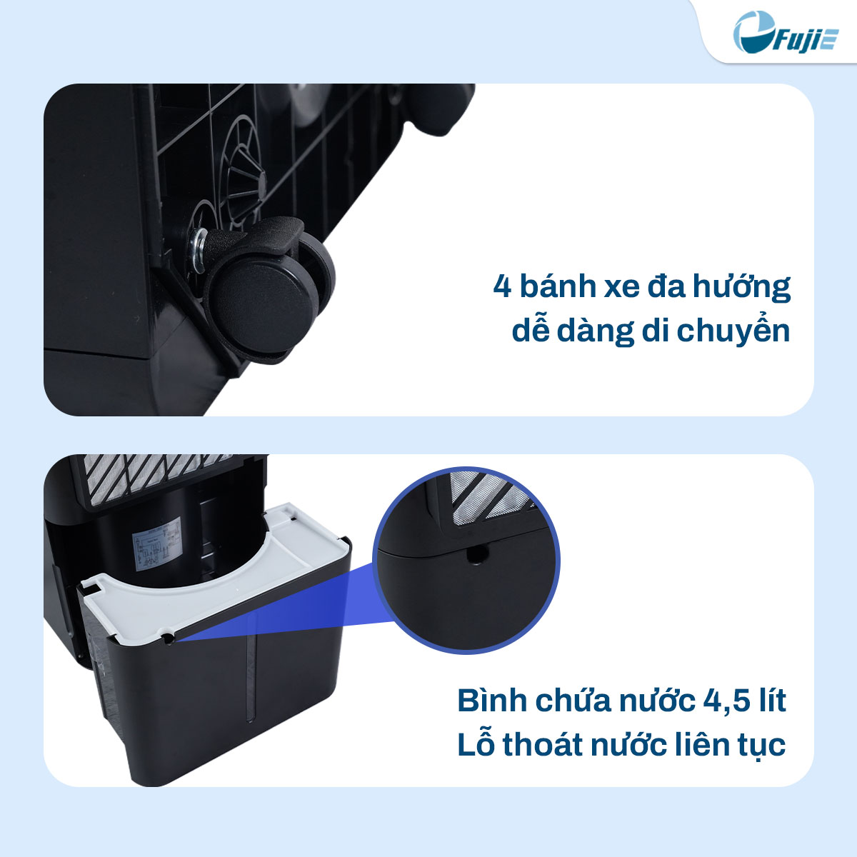 Máy hút ẩm dân dụng FujiE HM-920ED