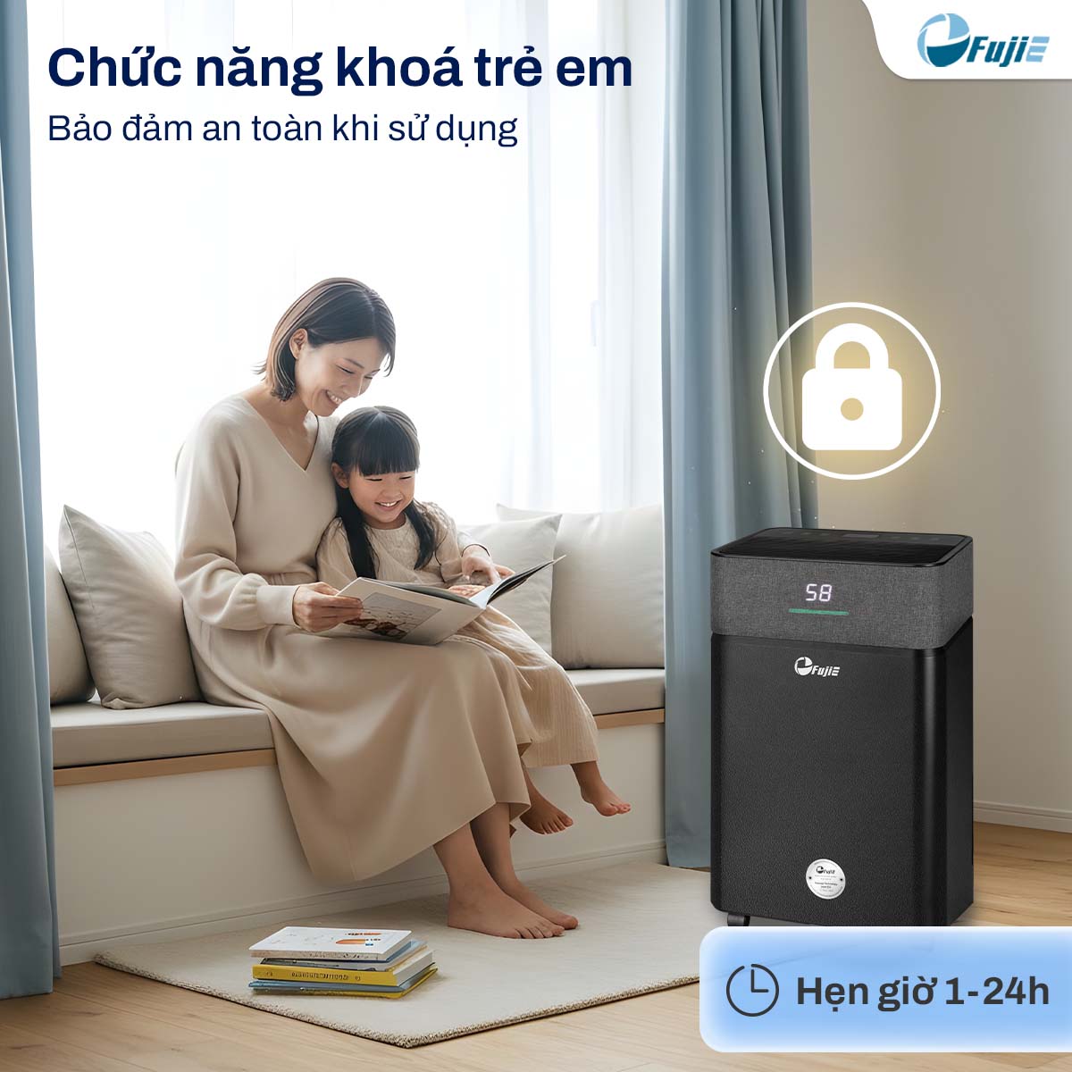 Máy hút ẩm dân dụng FujiE HM-920ED
