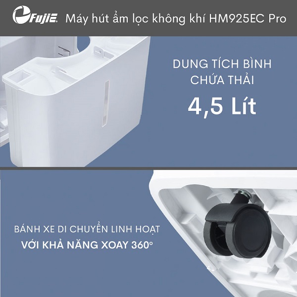 Máy hút ẩm FujiE HM-925EC Pro