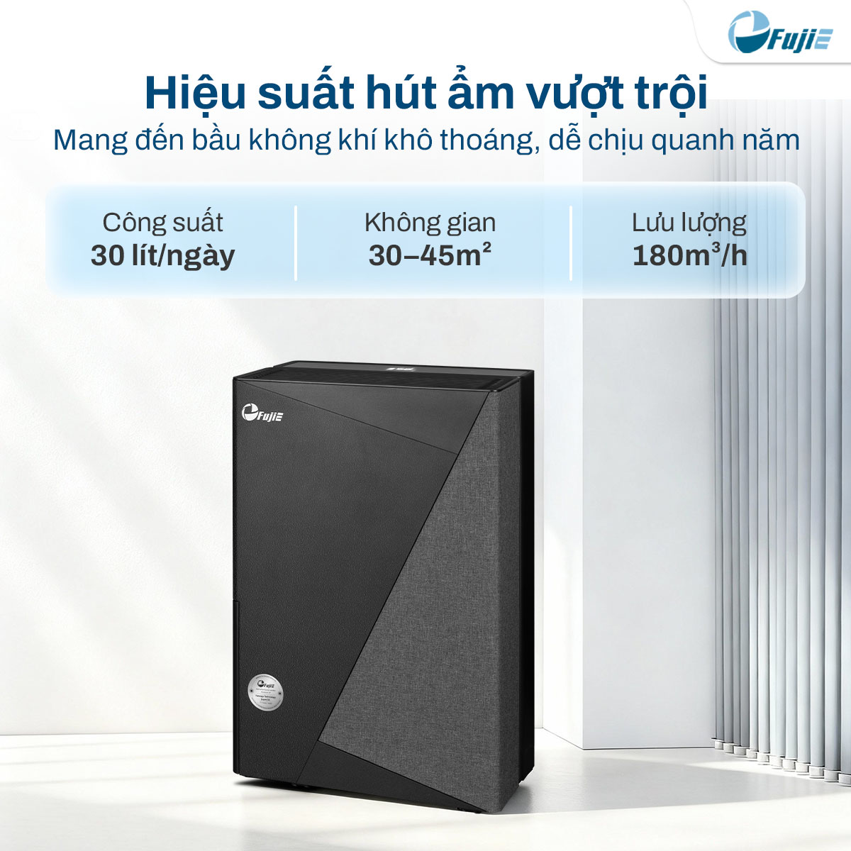 Máy hút ẩm dân dụng FujiE HM-930ED