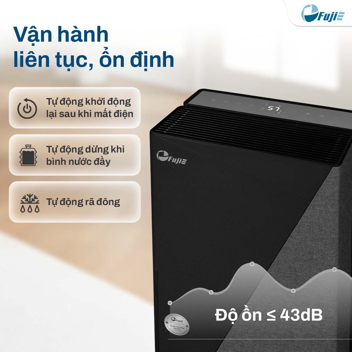 Máy hút ẩm dân dụng FujiE HM-930ED