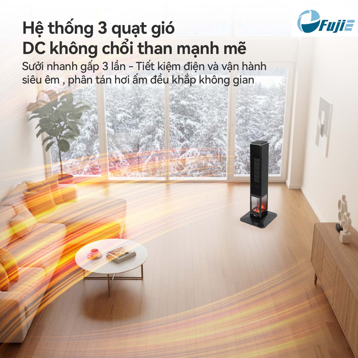 Máy sưởi gốm FujiE VH08