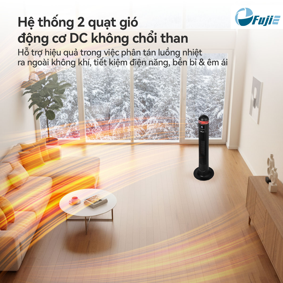 Máy sưởi gốm FujiE VH221