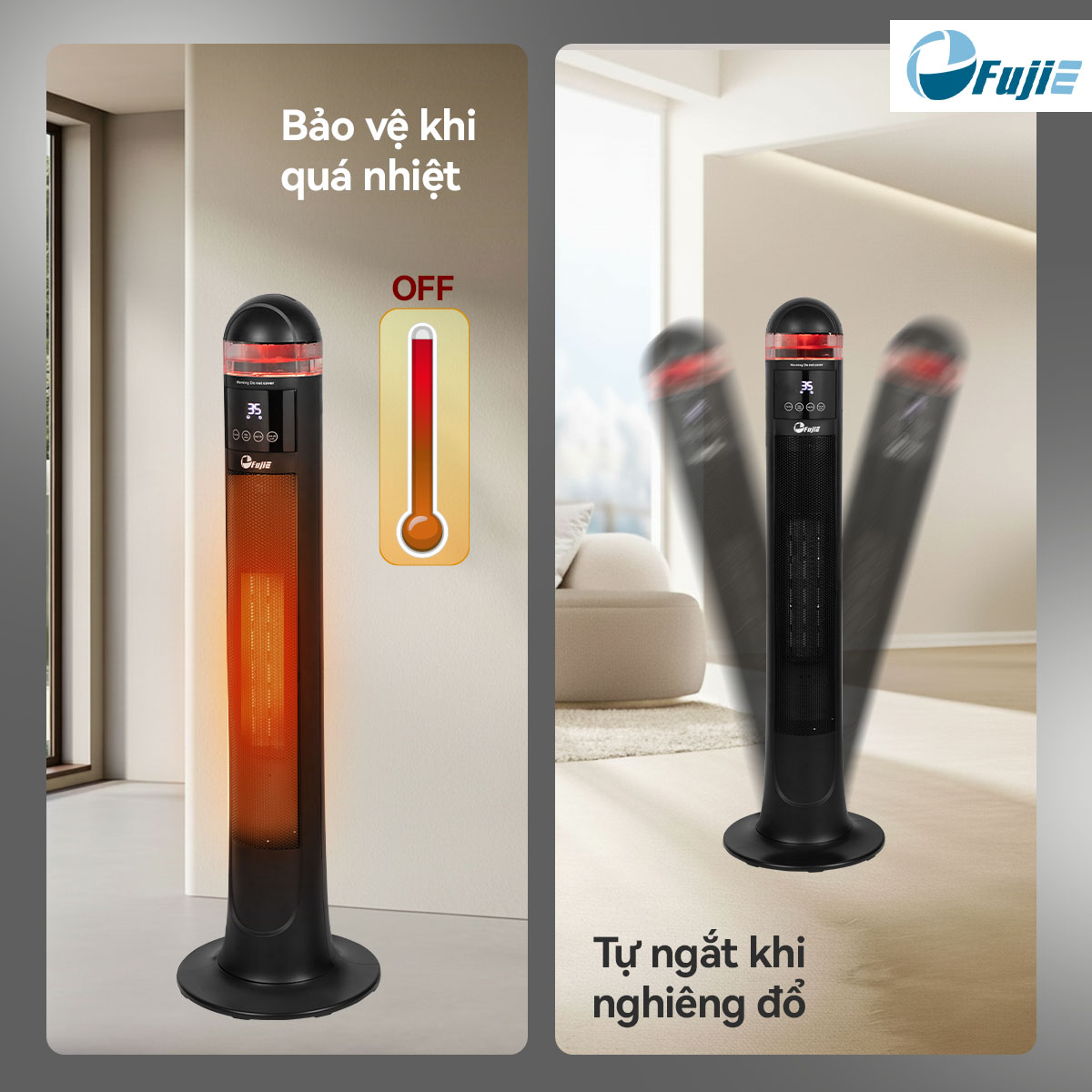 Máy sưởi gốm FujiE VH221